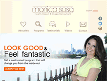 Tablet Screenshot of monicasosa.com